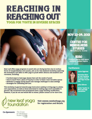Reaching In, Reaching Out: Yoga for Youth in Diverse Spaces